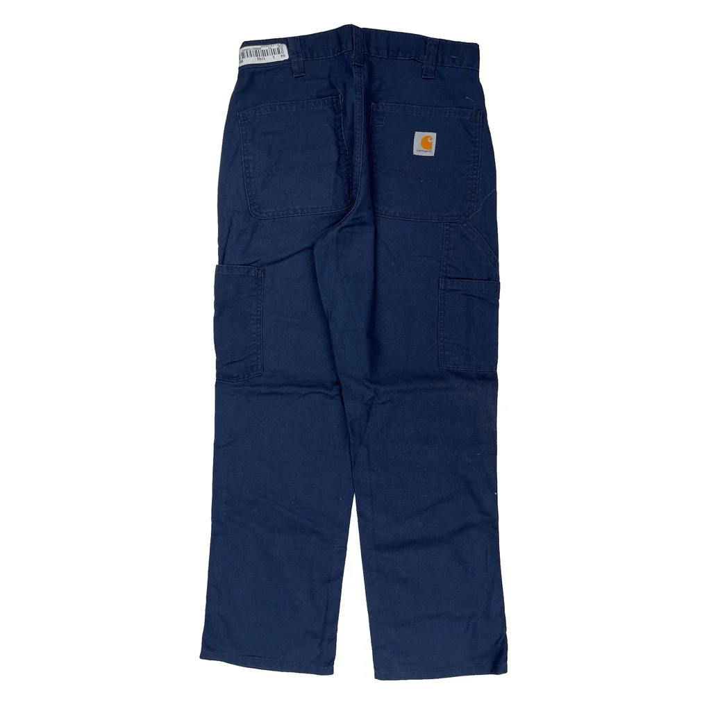 Carhartt Carpenter Pants - 28W 28L Blue Cotton Blend