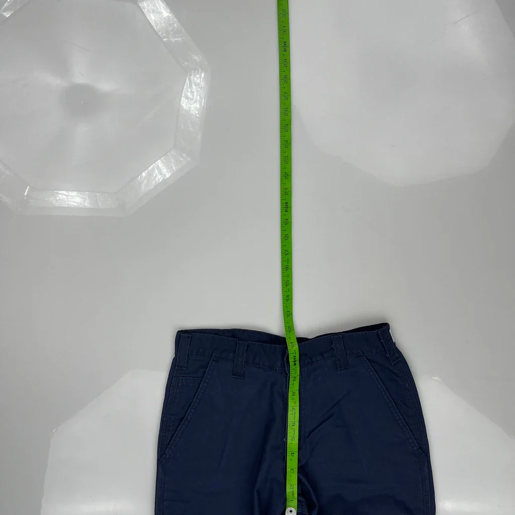 Carhartt Carpenter Pants - 28W 29L Blue Cotton Blend - Image 4