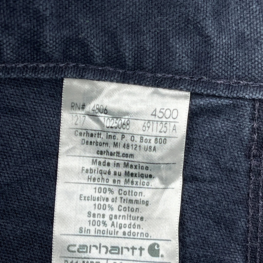 Carhartt B11 Mdn Carpenter Pants - 28W 30L Blue Cotton - Image 6