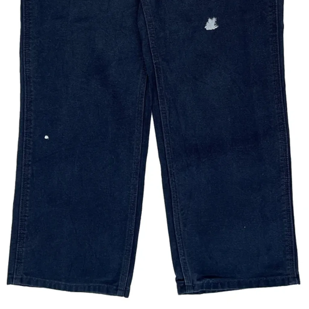 Carhartt B11 Mdn Carpenter Pants - 28W 30L Blue Cotton - Image 9