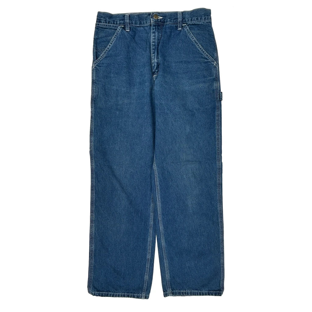 Carhartt Carpenter Pants - 30W 30L Blue Denim - Image 2