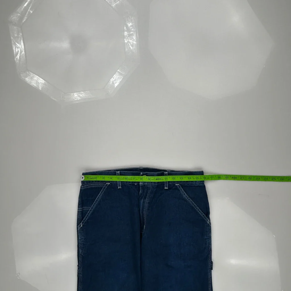 Carhartt Carpenter Pants - 32W 27L Blue Denim - Image 3