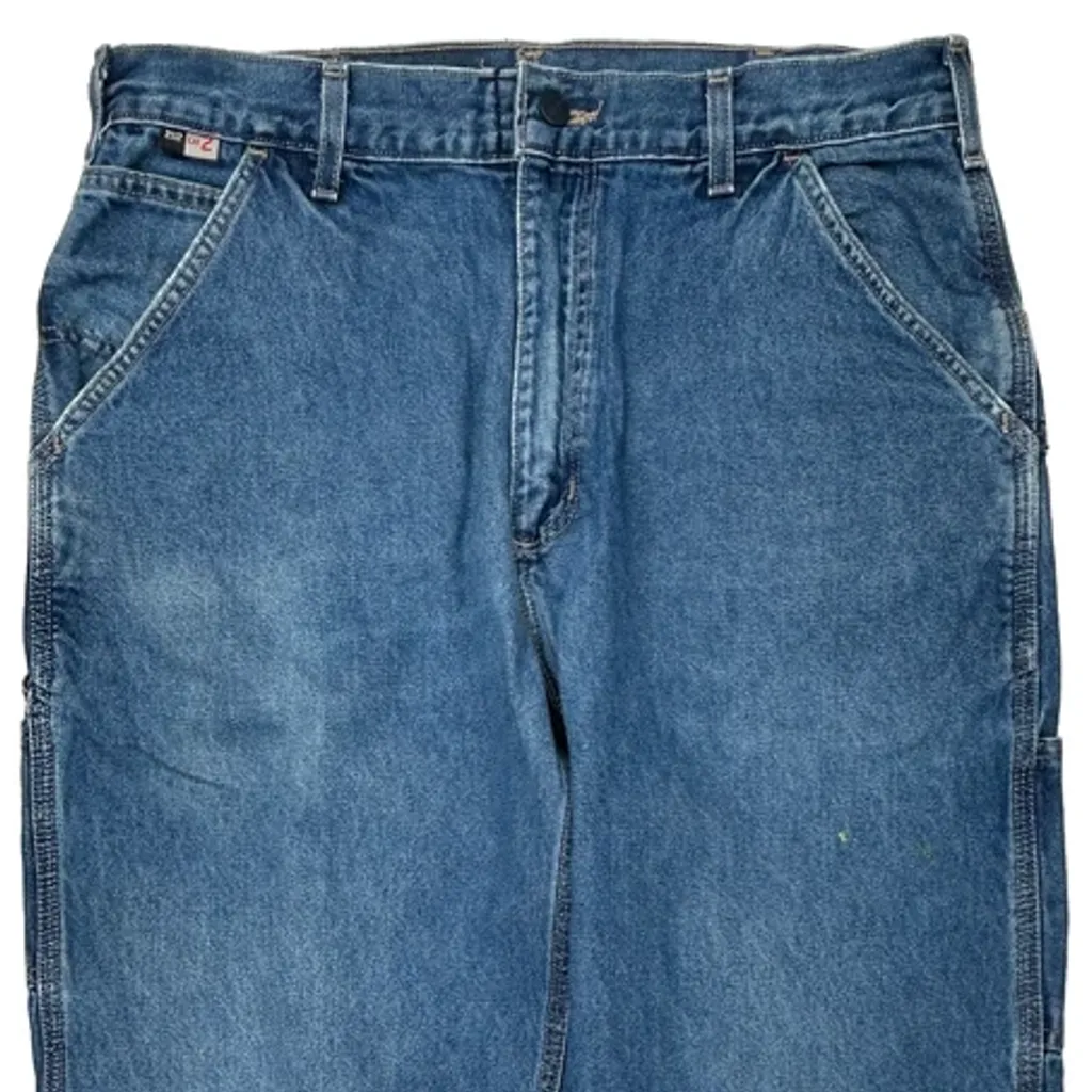 Carhartt Carpenter Pants - 33W 34L Blue Cotton - Image 10