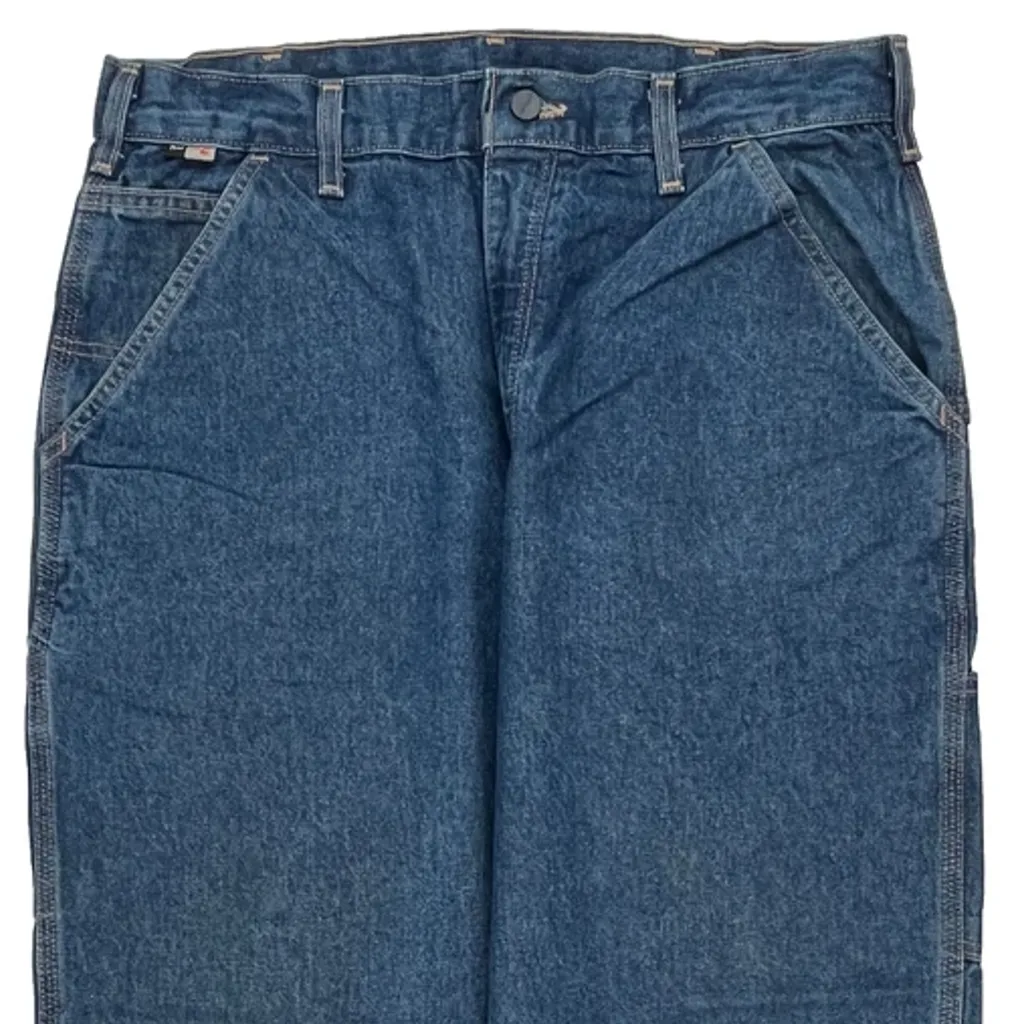 Carhartt Carpenter Pants - 34W 30L Blue Denim - Image 8