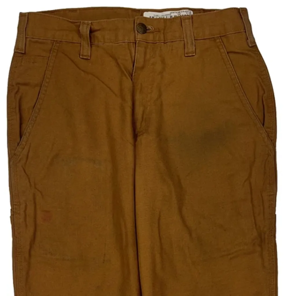 Carhartt Carpenter Pants - 29W 30L Brown Cotton Blend - Image 9