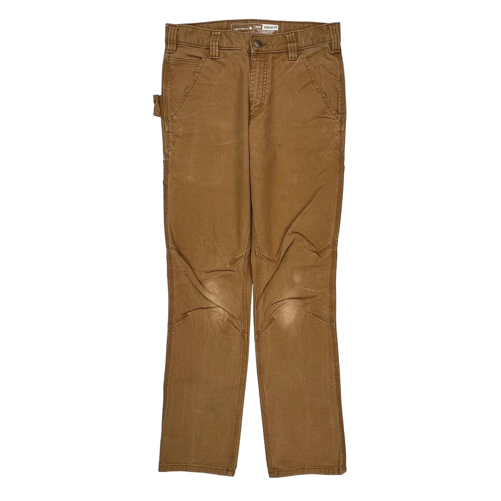 Carhartt Carpenter Pants - 31W 31L Brown Cotton - Image 2