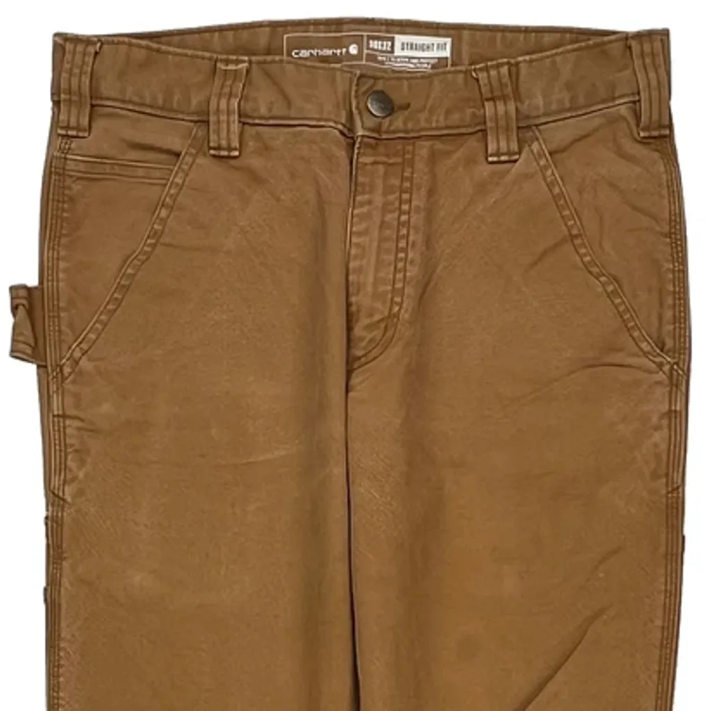 Carhartt Carpenter Pants - 31W 31L Brown Cotton - Image 8