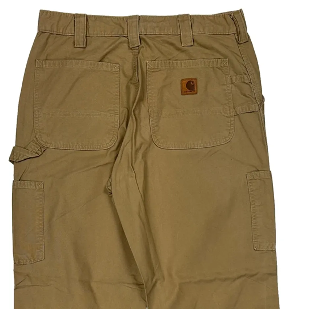 Carhartt Carpenter Pants - 32W 30L Brown Cotton - Image 8