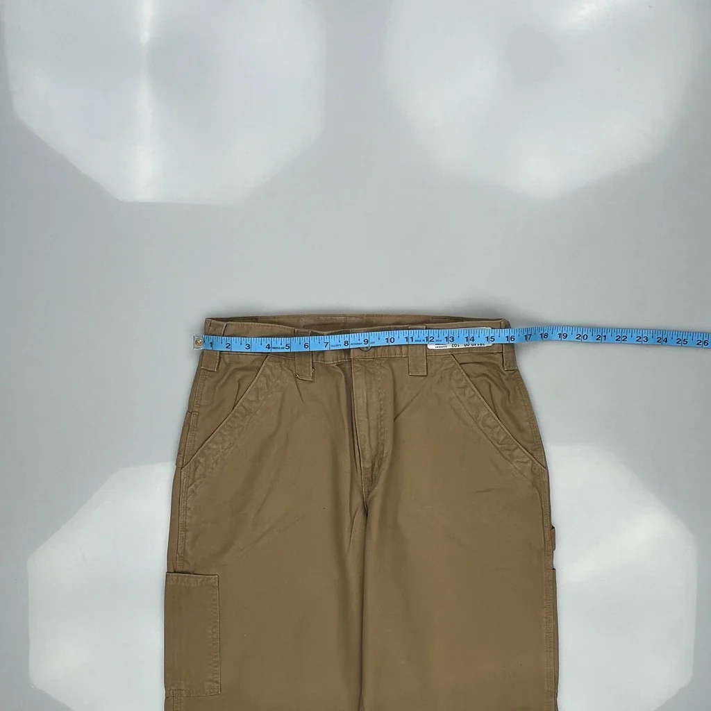 Carhartt Carpenter Pants - 32W 30L Brown Cotton - Image 3