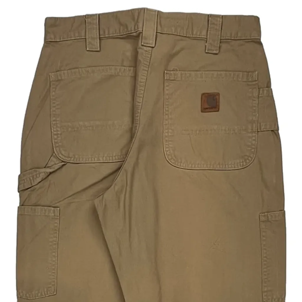 Carhartt Carpenter Pants - 32W 30L Brown Cotton - Image 8