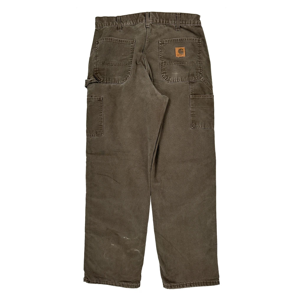 Carhartt Carpenter Pants - 33W 33L Brown Cotton