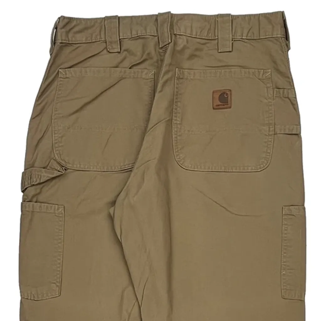 Carhartt Carpenter Pants - 33W 30L Brown Cotton - Image 9