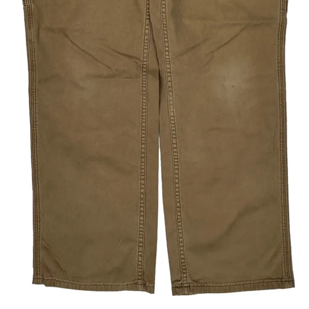 Carhartt Carpenter Pants - 34W 30L Brown Cotton - Image 9
