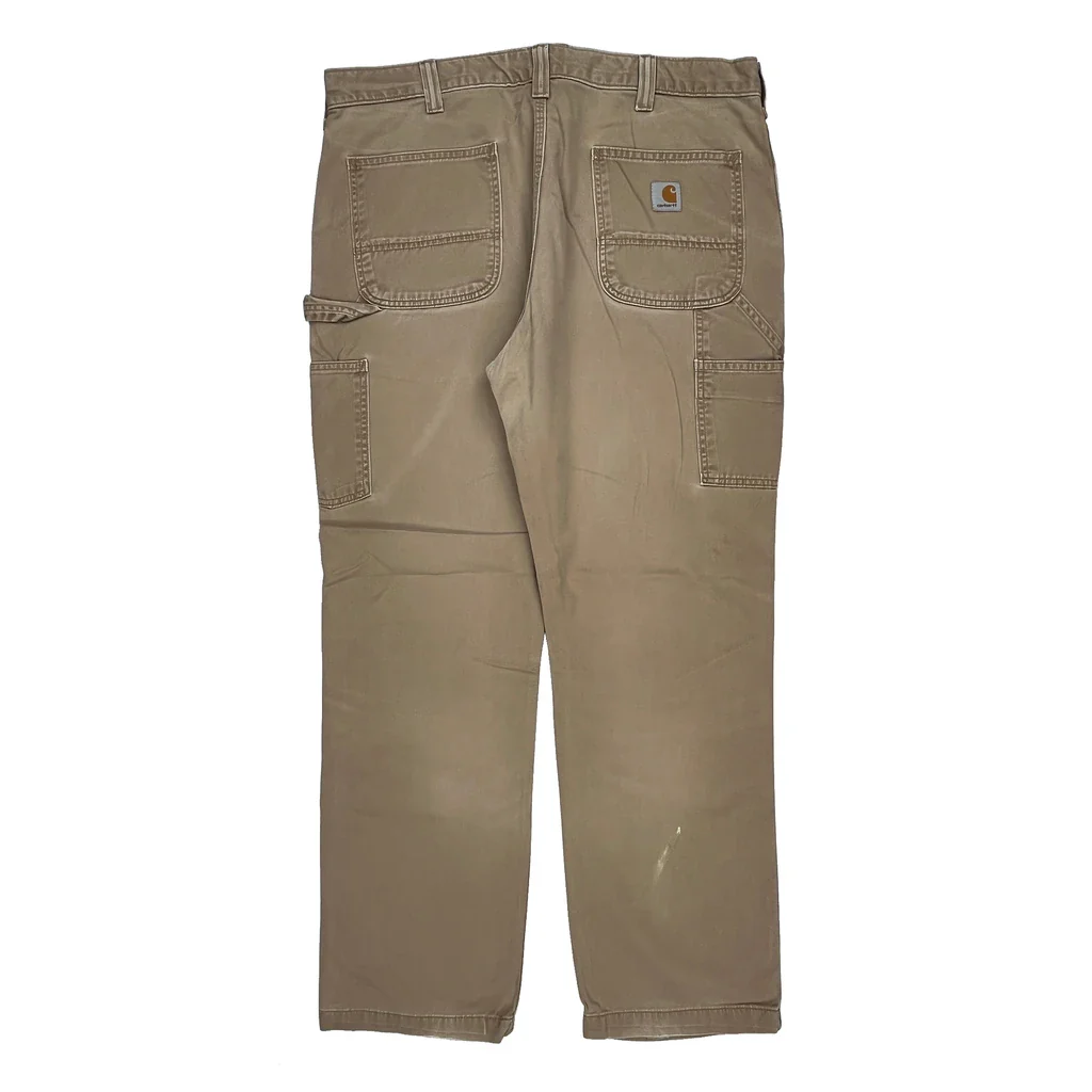 Carhartt Carpenter Pants - 38W 32L Brown Cotton