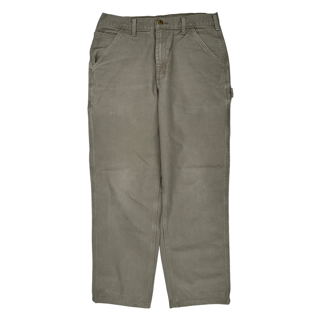 Carhartt B11 Des Carpenter Pants - 32W 31L Gray Cotton - Image 2