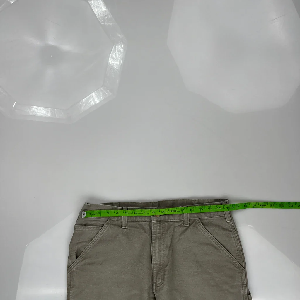 Carhartt B11 Des Carpenter Pants - 32W 31L Gray Cotton - Image 3