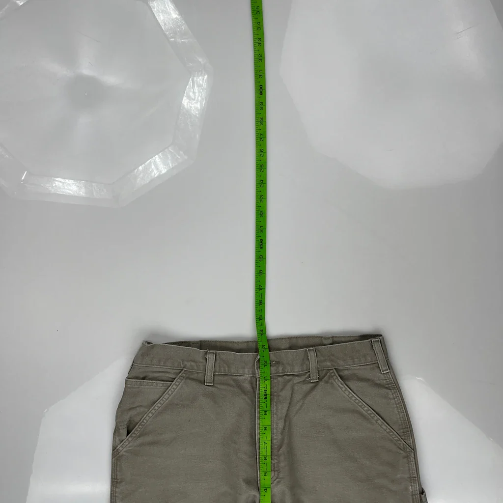 Carhartt B11 Des Carpenter Pants - 32W 31L Gray Cotton - Image 4