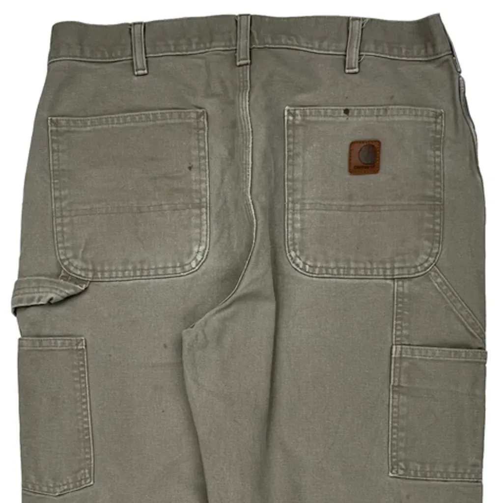 Carhartt B11 Des Carpenter Pants - 32W 31L Gray Cotton - Image 8