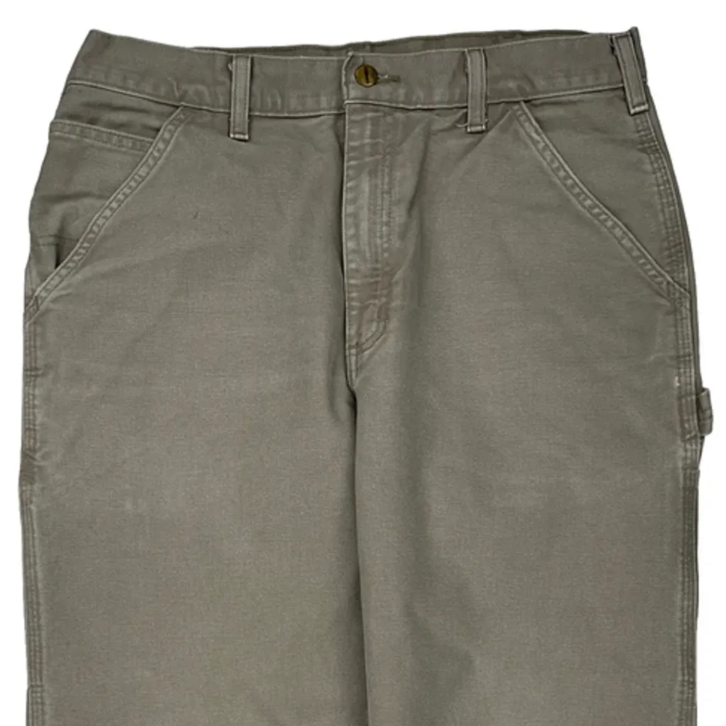 Carhartt B11 Des Carpenter Pants - 32W 31L Gray Cotton - Image 9