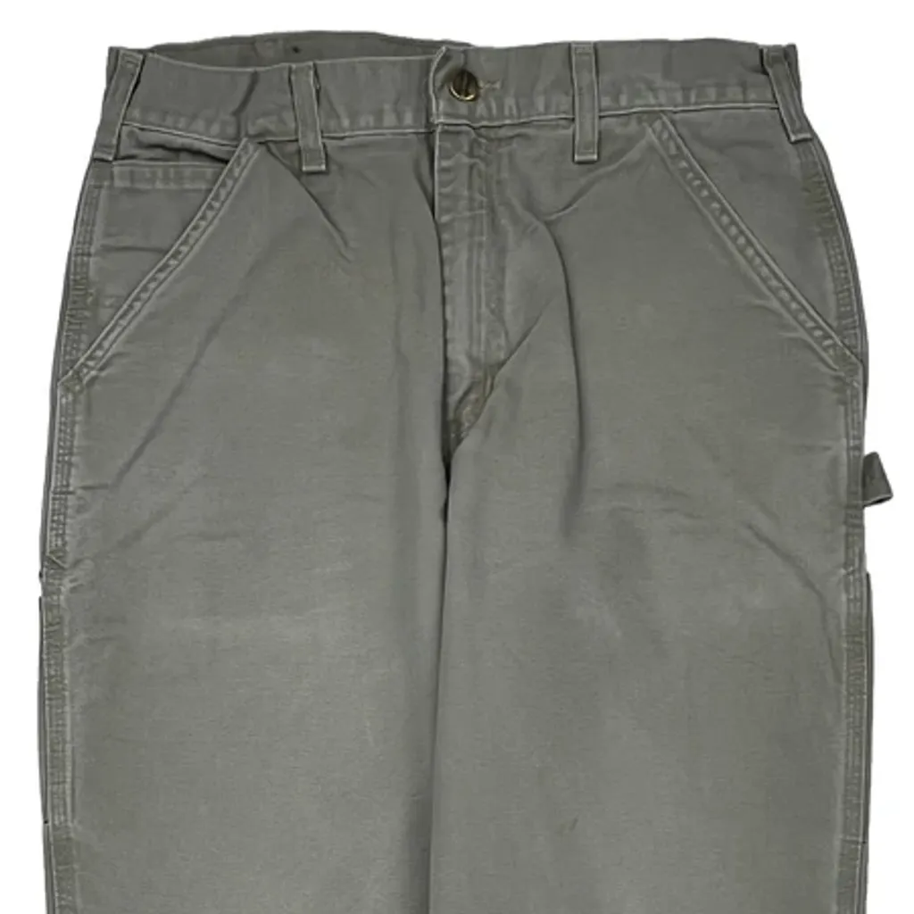Carhartt B11 Des Carpenter Pants - 32W 33L Gray Cotton - Image 10