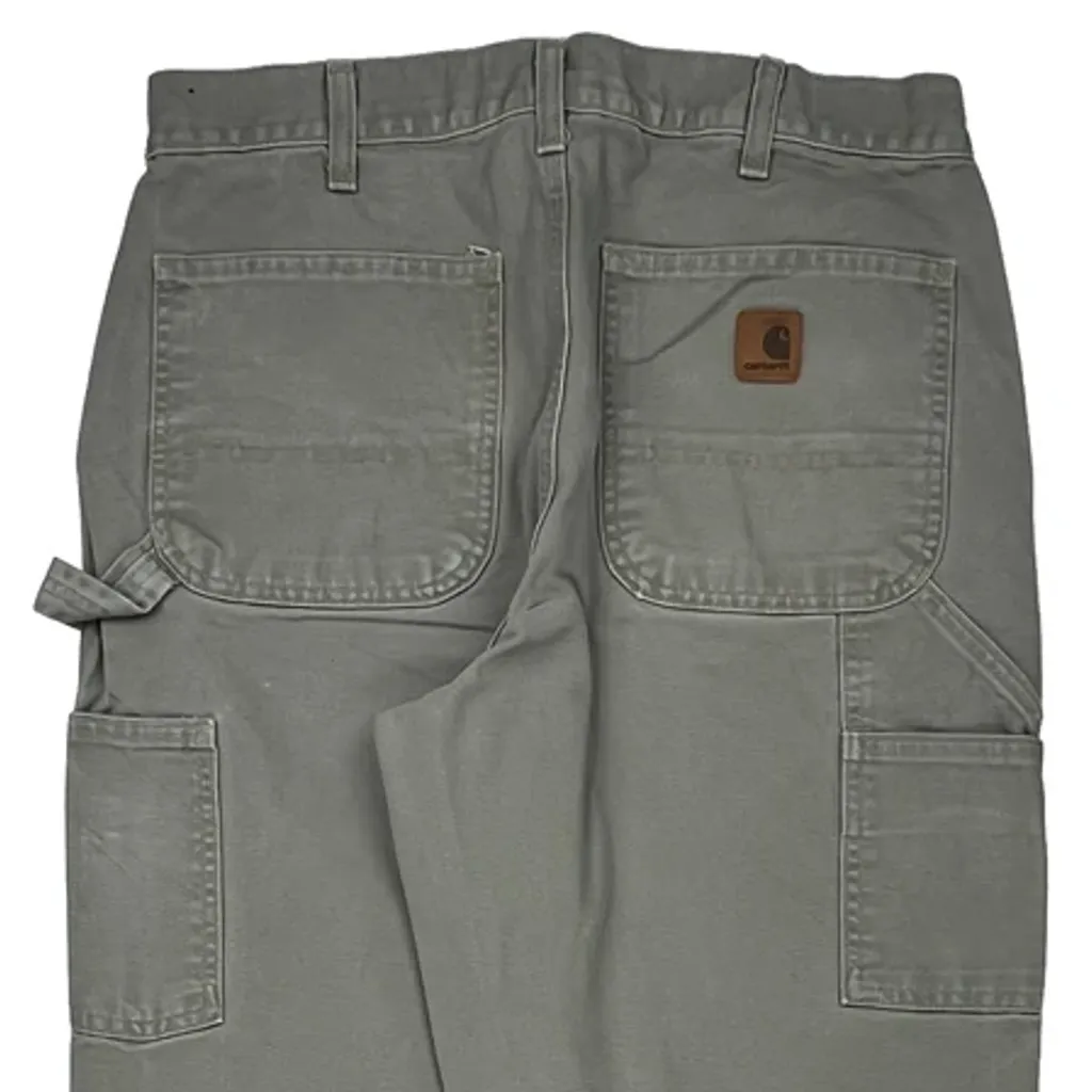Carhartt B11 Des Carpenter Pants - 32W 33L Gray Cotton - Image 7