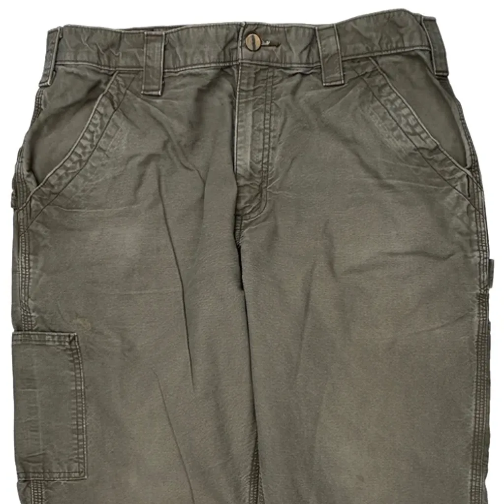 Carhartt Carpenter Pants - 33W 30L Gray Cotton - Image 8
