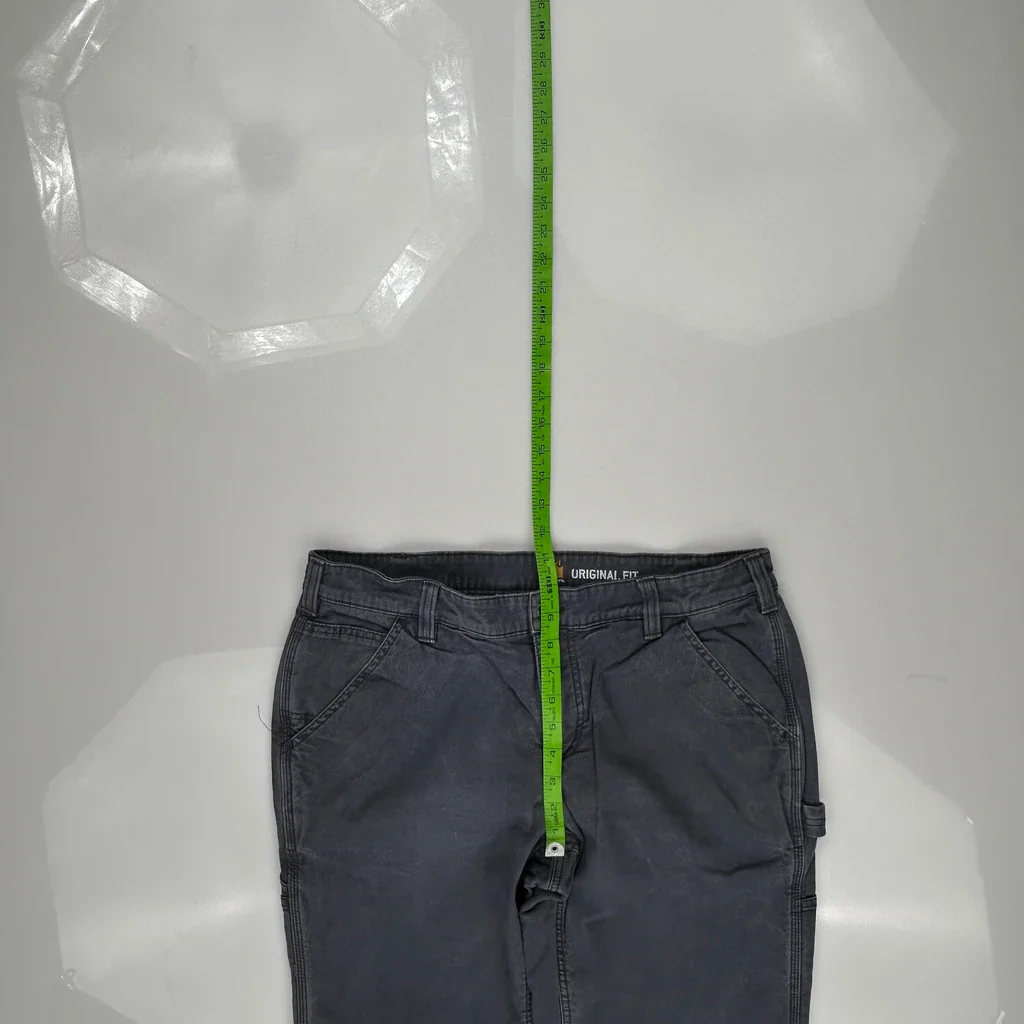 Carhartt Carpenter Pants - 33W 31L Gray Cotton - Image 4