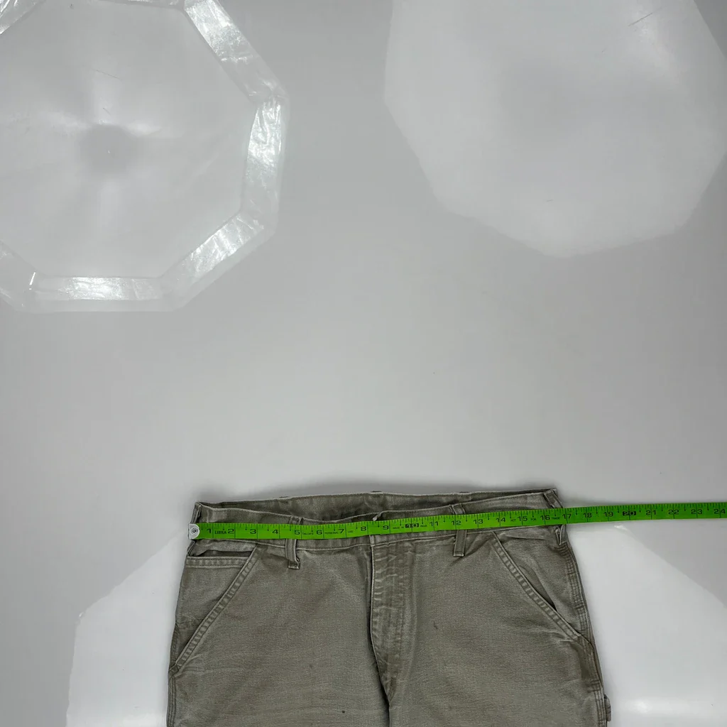 Carhartt B11 Des Carpenter Pants - 33W 31L Gray Cotton - Image 3