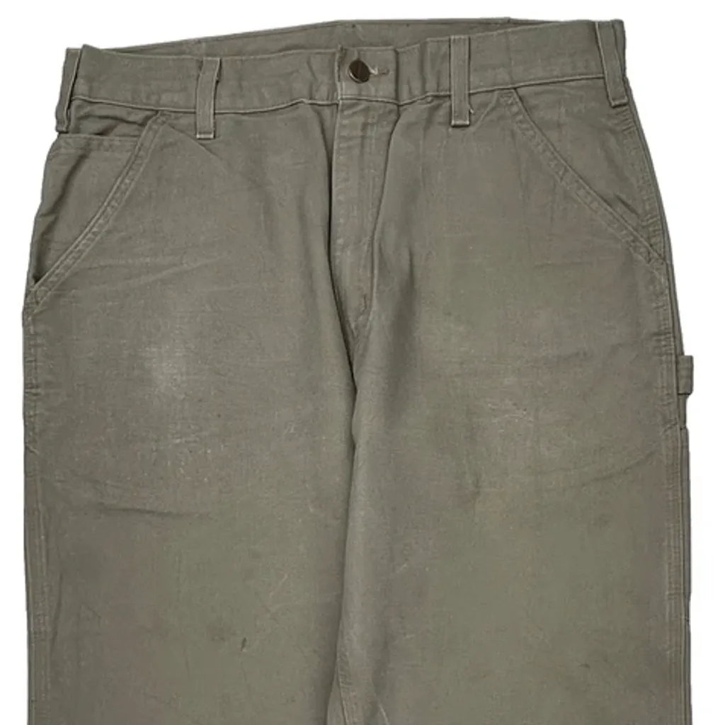 Carhartt Carpenter Pants - 34W 33L Gray Cotton - Image 10