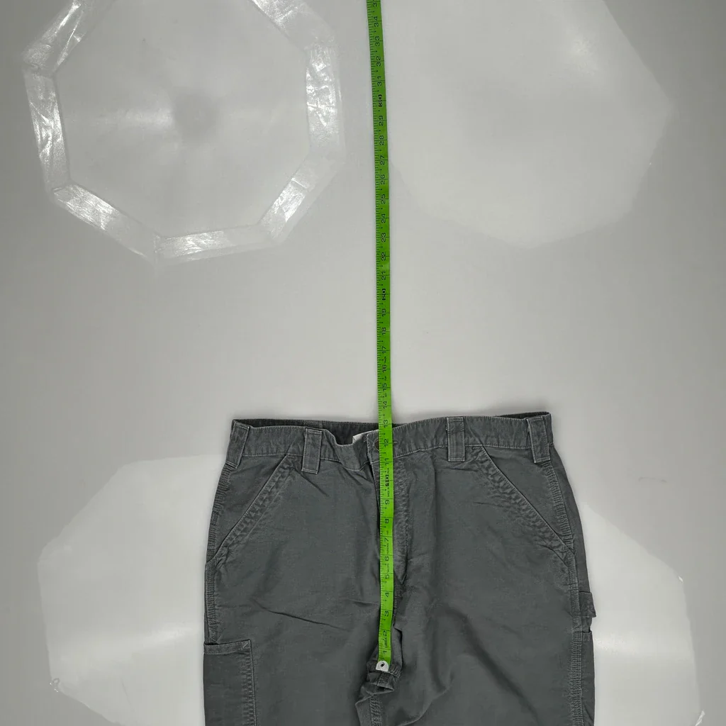 Carhartt B151 Fat Carpenter Pants - 34W 30L Gray Cotton - Image 4