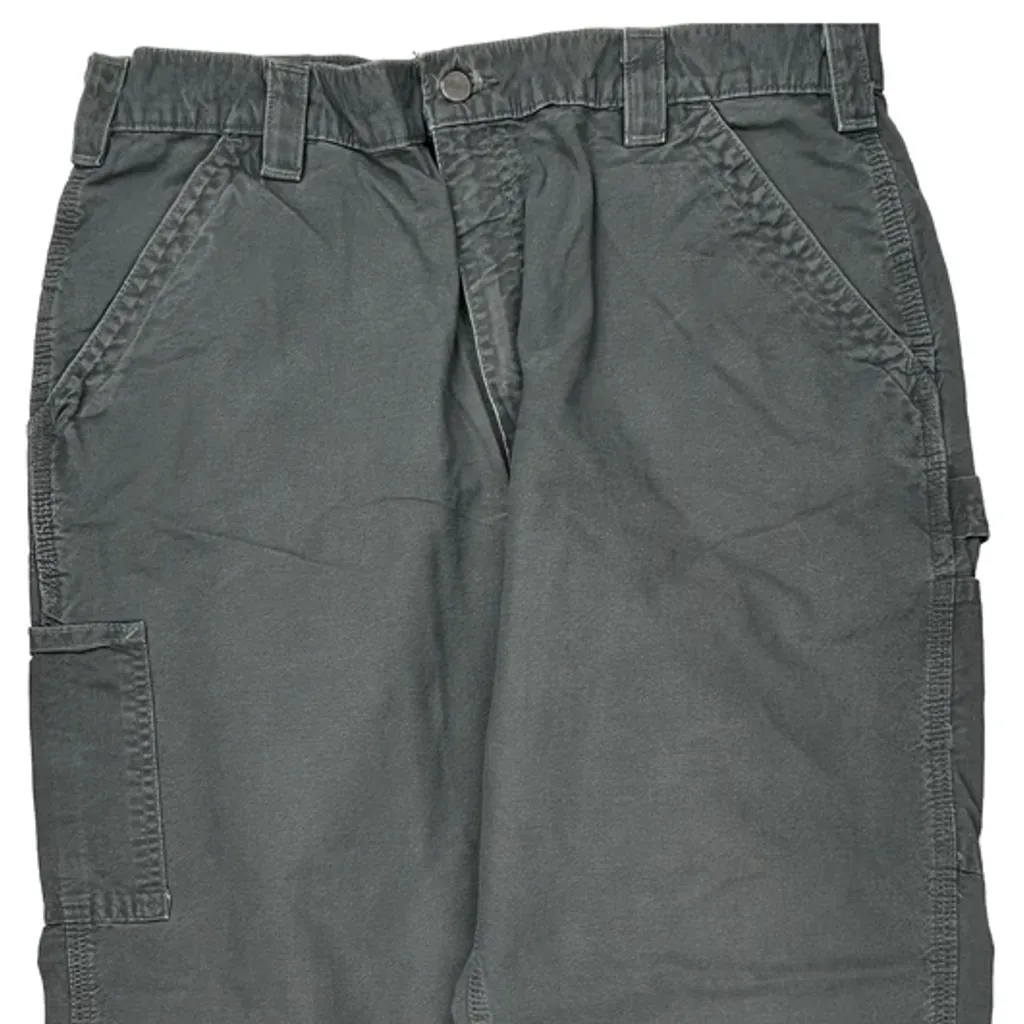 Carhartt B151 Fat Carpenter Pants - 34W 30L Gray Cotton - Image 9