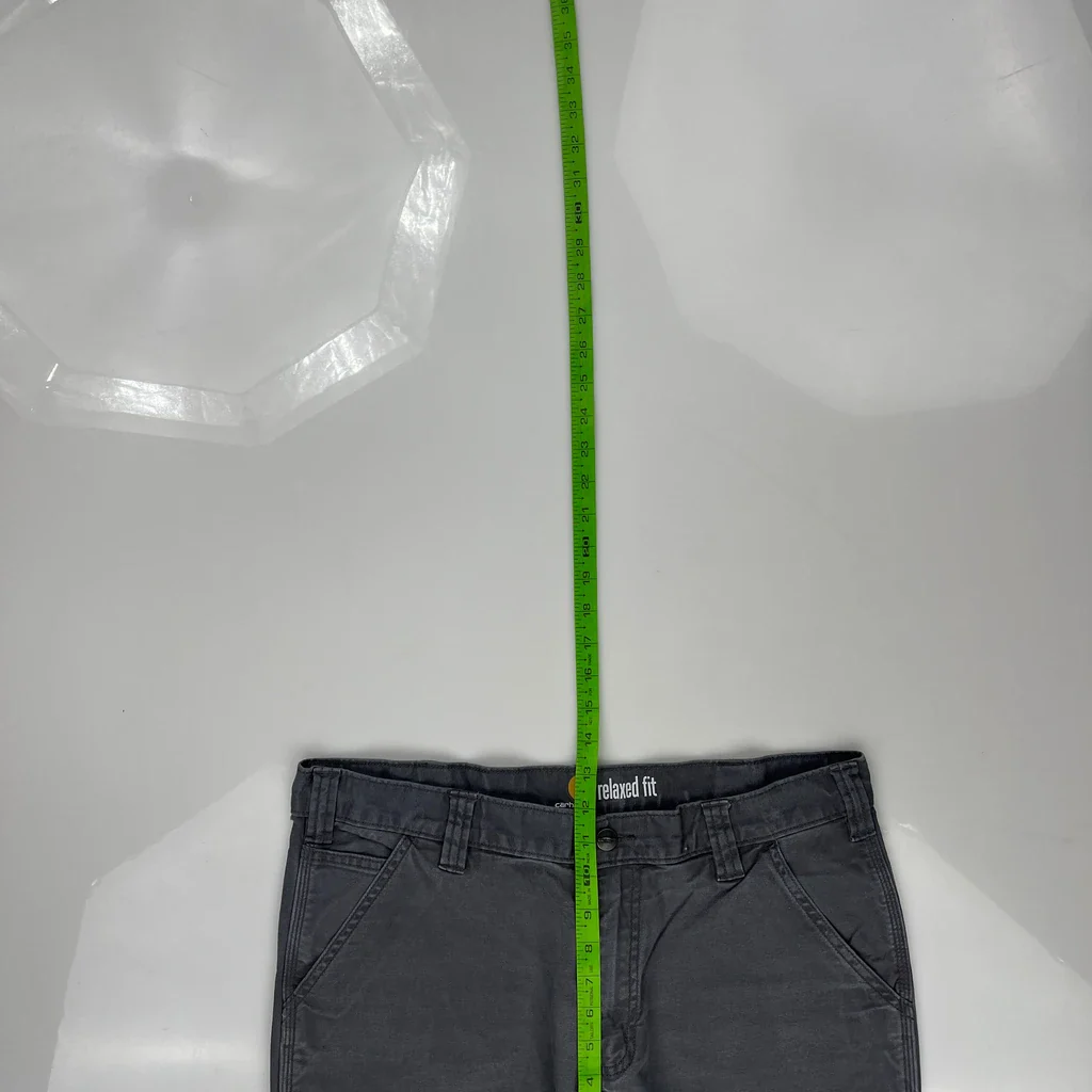 Carhartt Carpenter Pants - 35W 30L Gray Cotton - Image 4