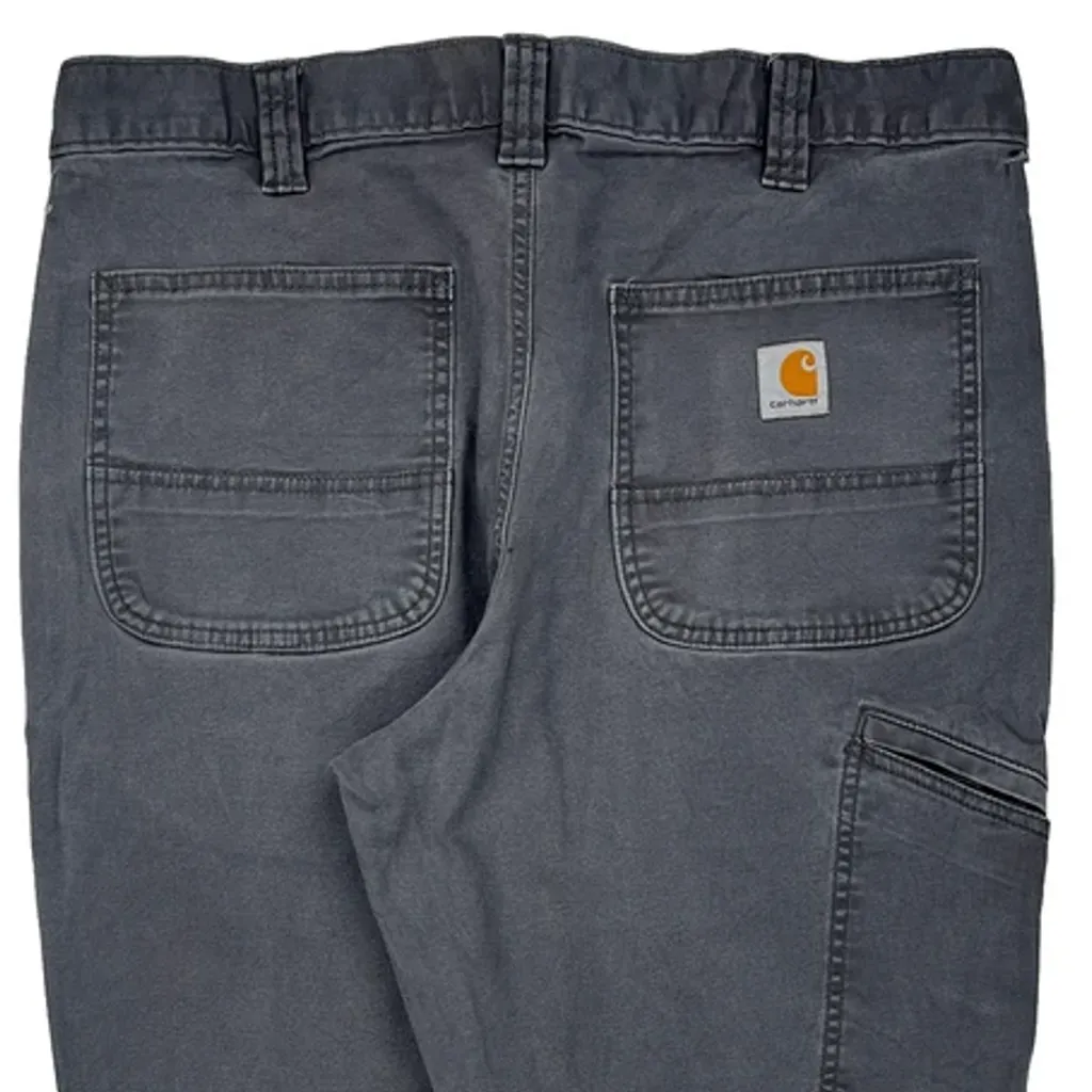 Carhartt Carpenter Pants - 35W 30L Gray Cotton - Image 7