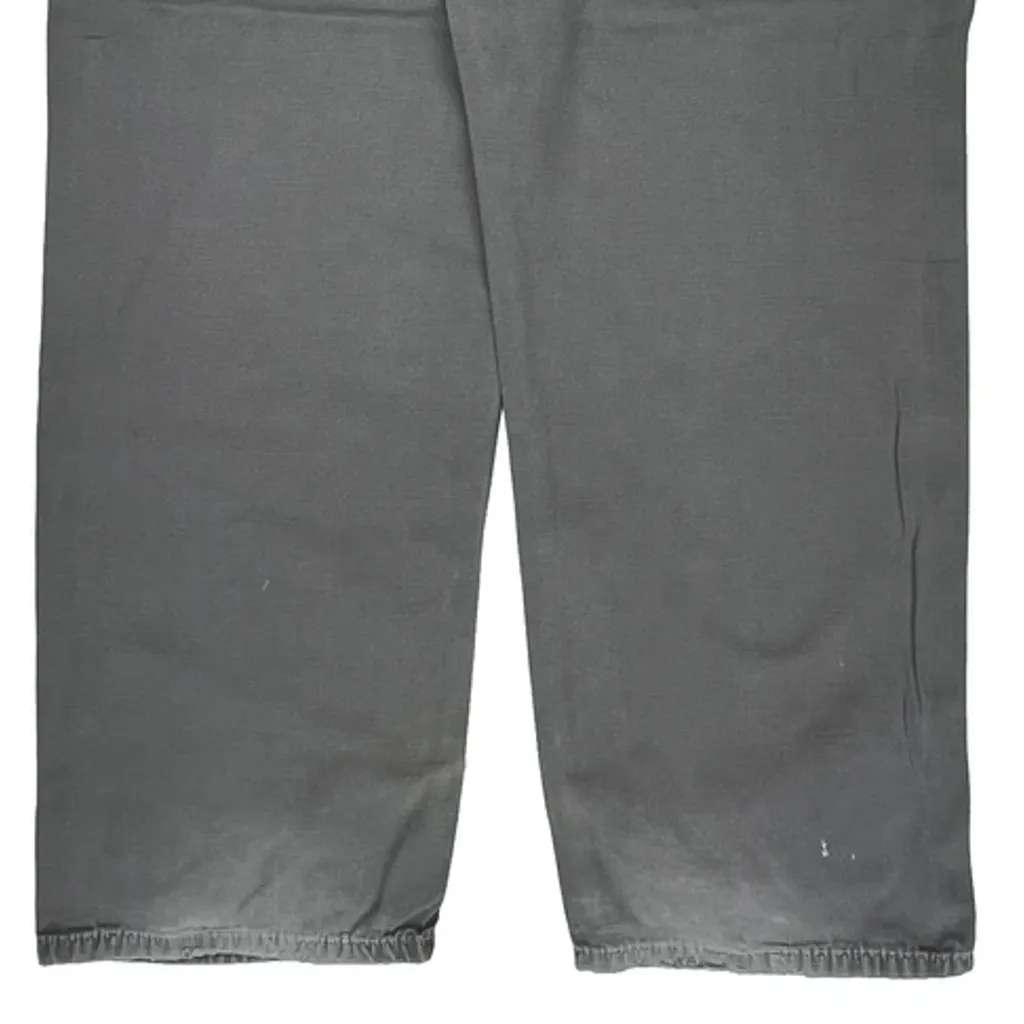 Carhartt B159 Chr Carpenter Pants - 35W 34L Gray Cotton - Image 7