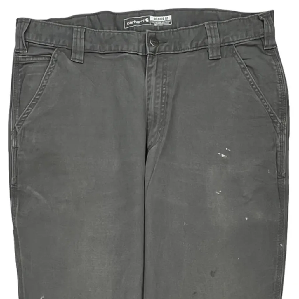 Carhartt Carpenter Pants - 36W 31L Gray Cotton - Image 10