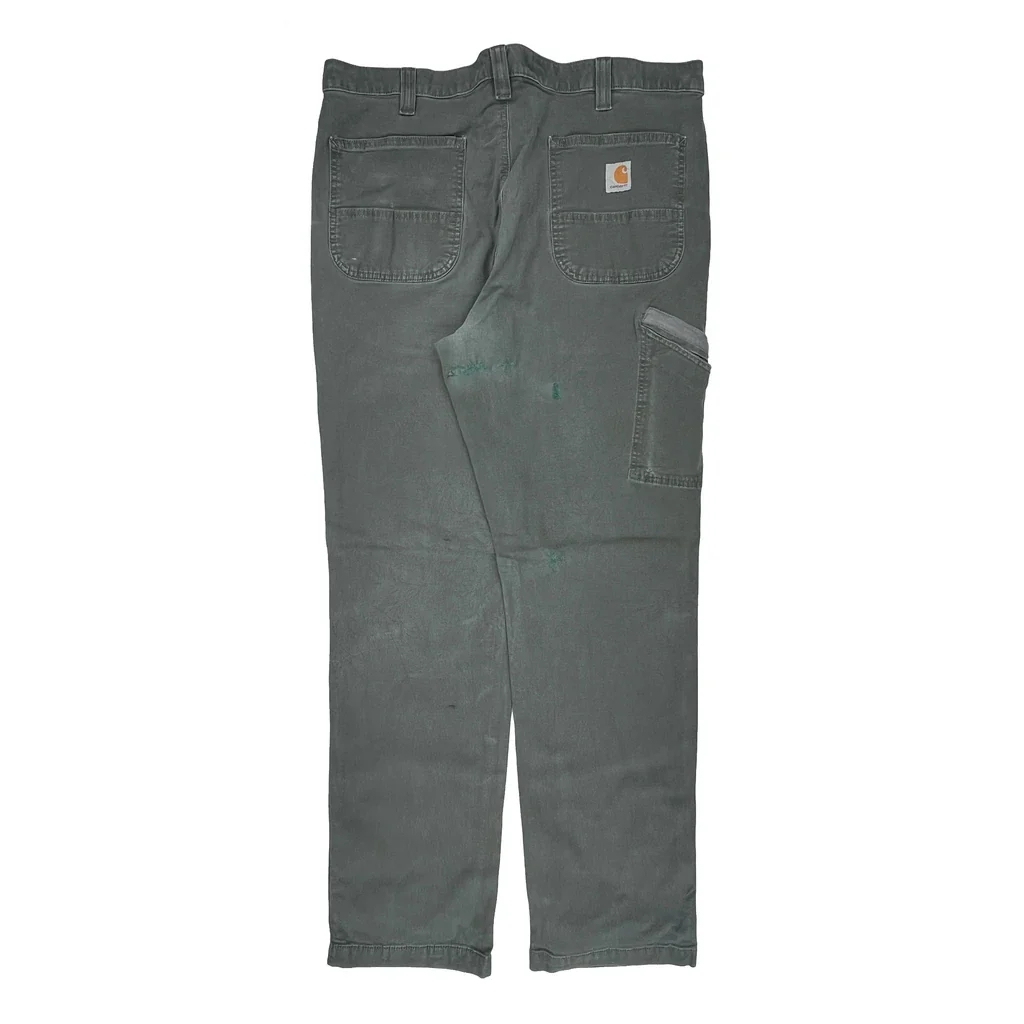 Carhartt Carpenter Pants - 36W 32L Gray Cotton