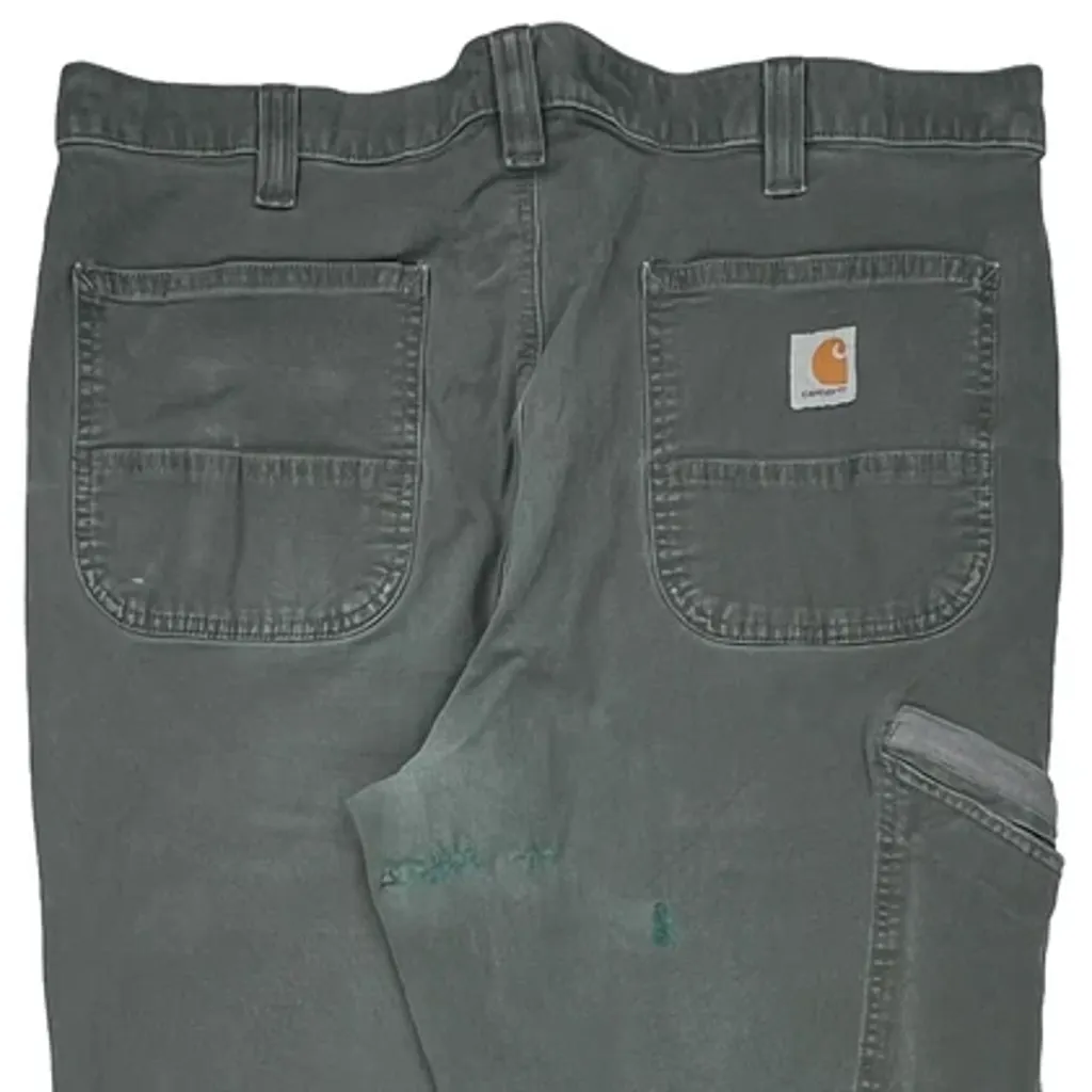 Carhartt Carpenter Pants - 36W 32L Gray Cotton - Image 8