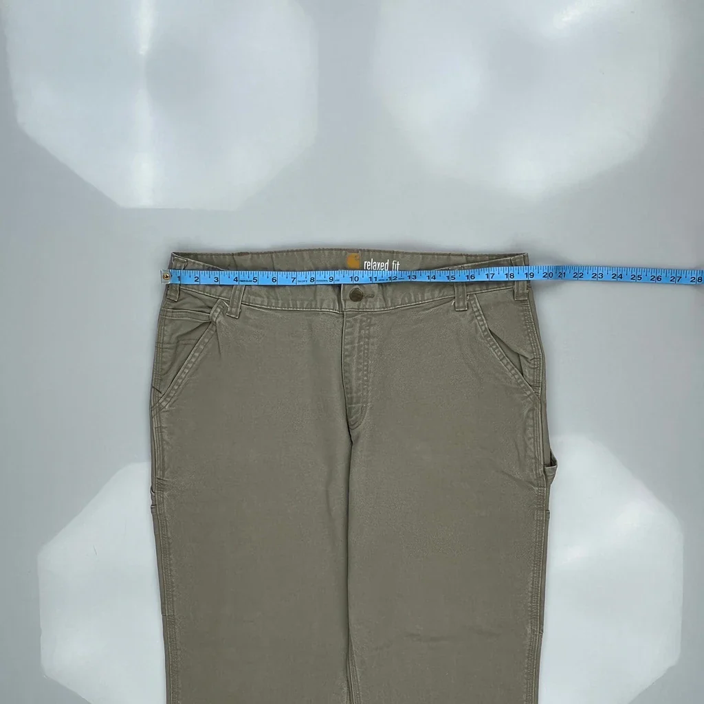 Carhartt Carpenter Pants - 38W 30L Gray Cotton - Image 3