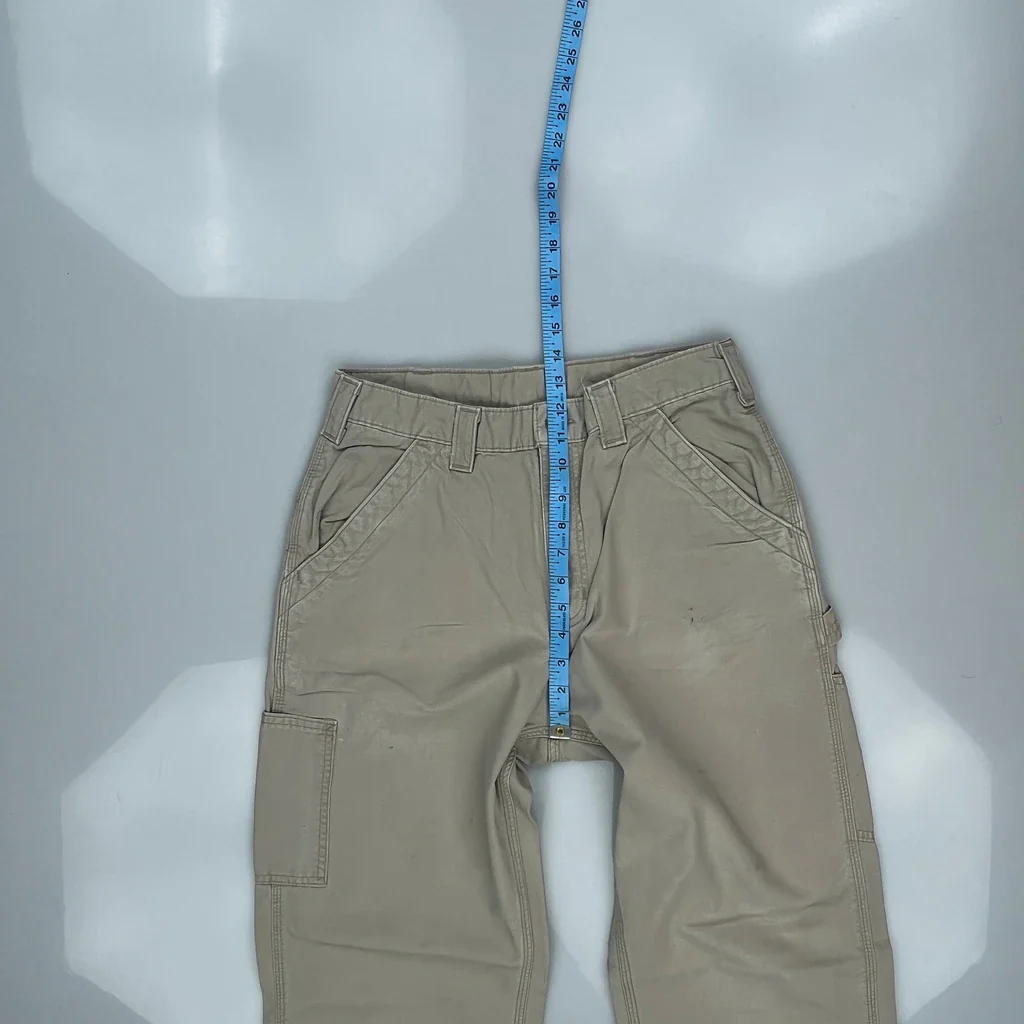 Carhartt Carpenter Pants - 30W 33L Khaki Cotton - Image 4