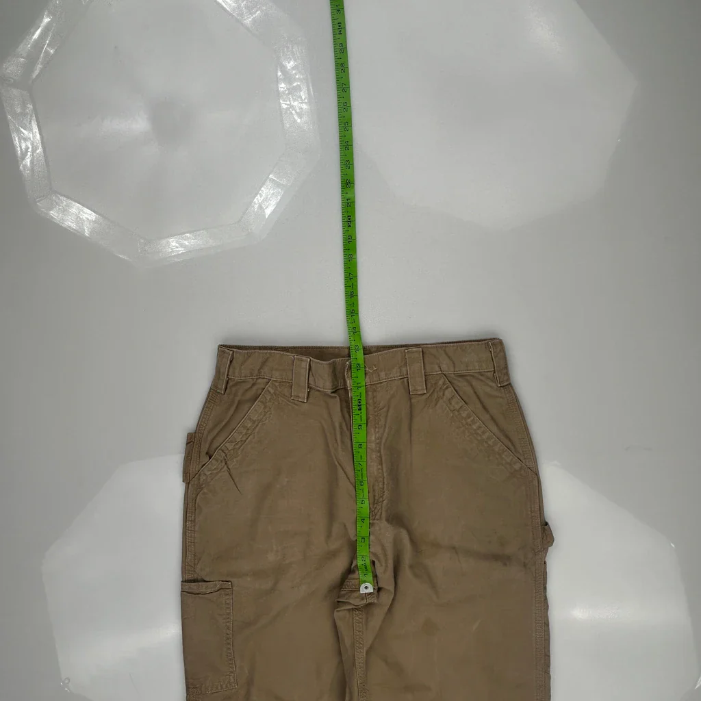 Carhartt Carpenter Pants - 31W 36L Khaki Cotton - Image 4