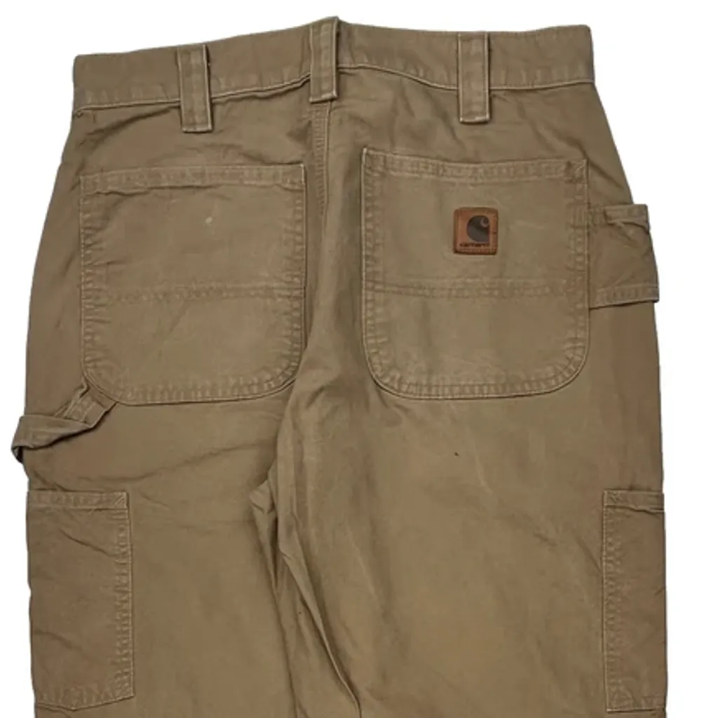 Carhartt Carpenter Pants - 31W 36L Khaki Cotton - Image 7