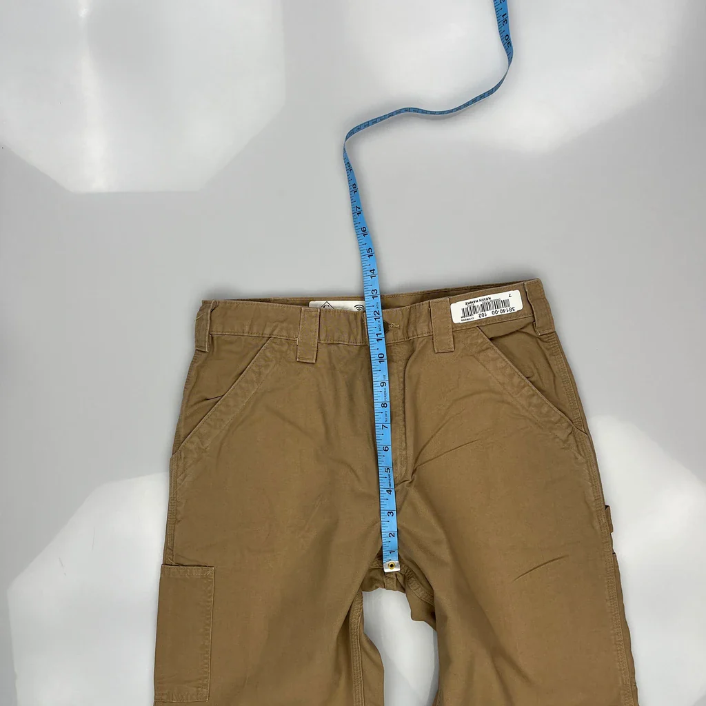 Carhartt Carpenter Pants - 32W 30L Khaki Cotton - Image 4
