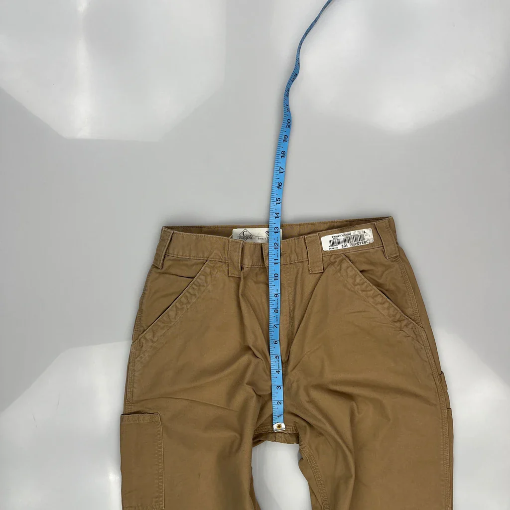Carhartt Carpenter Pants - 33W 30L Khaki Cotton - Image 4