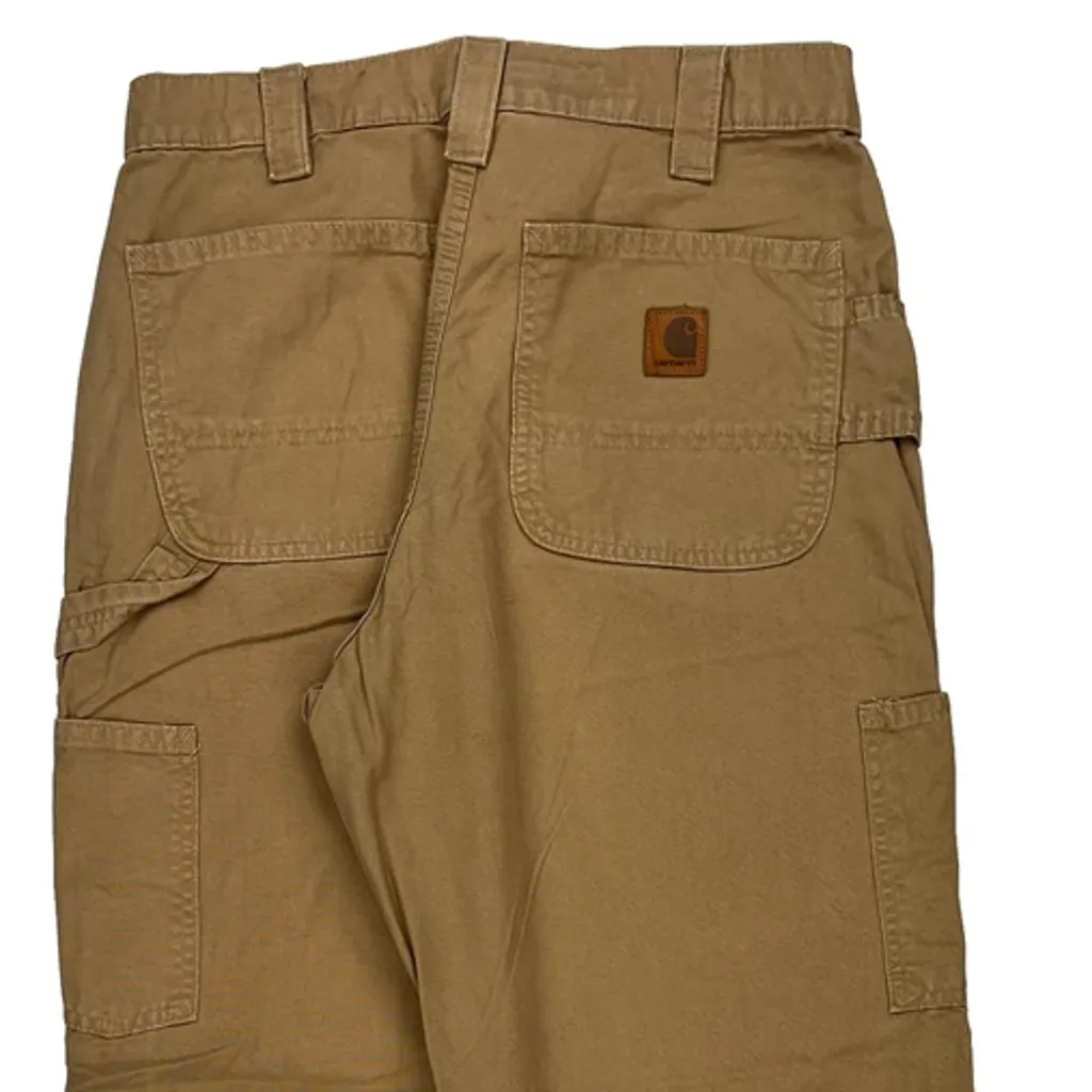 Carhartt Carpenter Pants - 33W 30L Khaki Cotton - Image 7