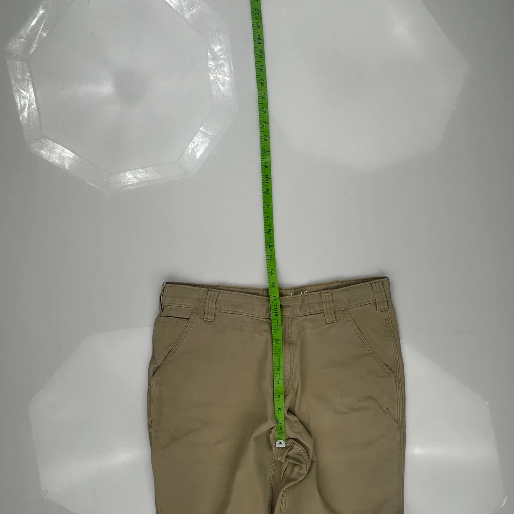 Carhartt Carpenter Pants - 34W 29L Khaki Cotton - Image 4