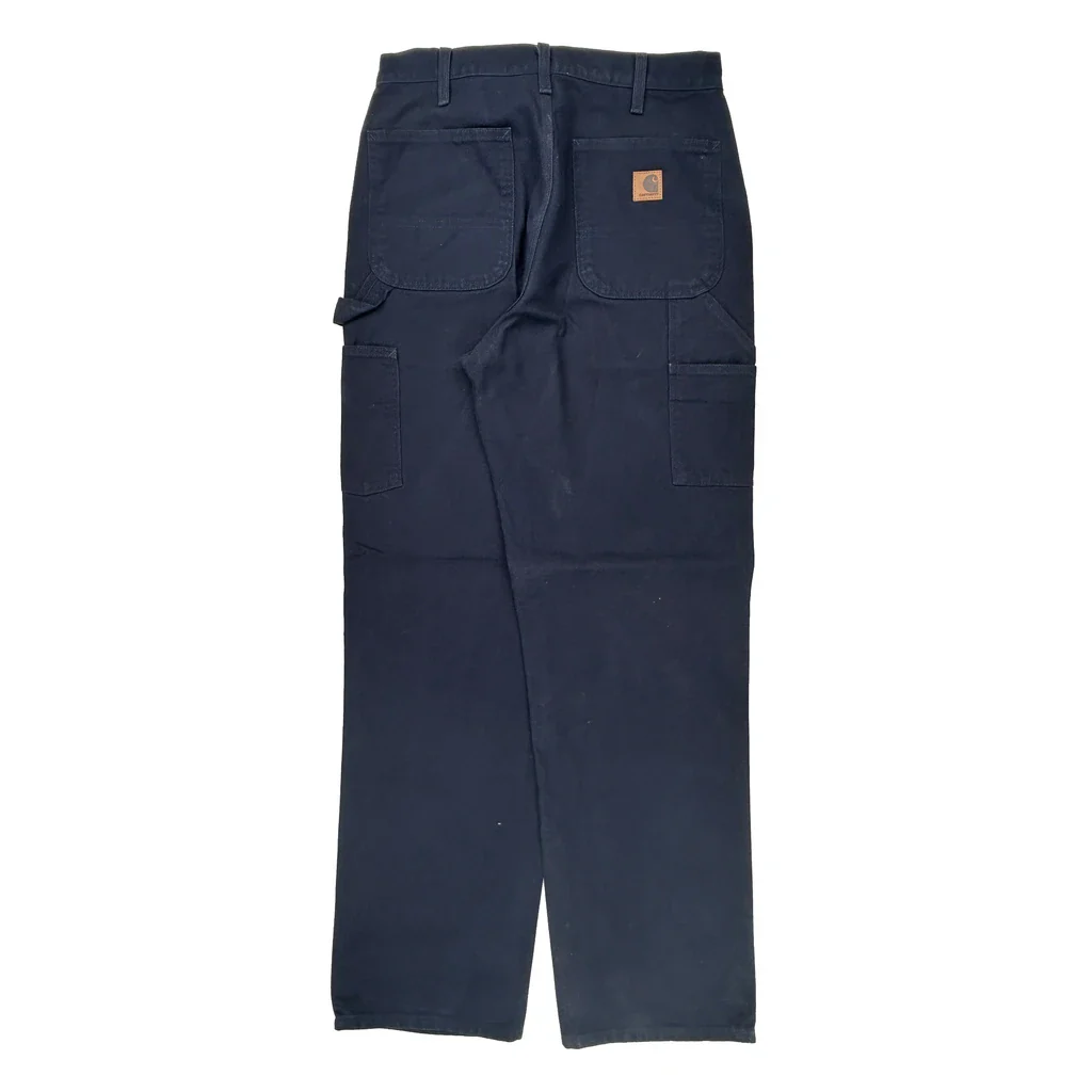 Carhartt Carpenter Pants - 30W 34L Navy Cotton