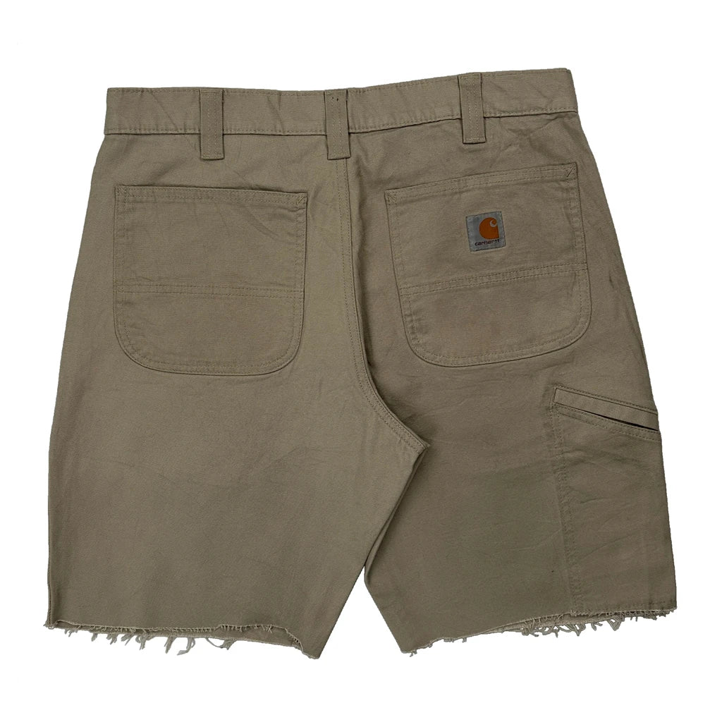 Carhartt Carpenter Shorts - 32W 9L Beige Cotton