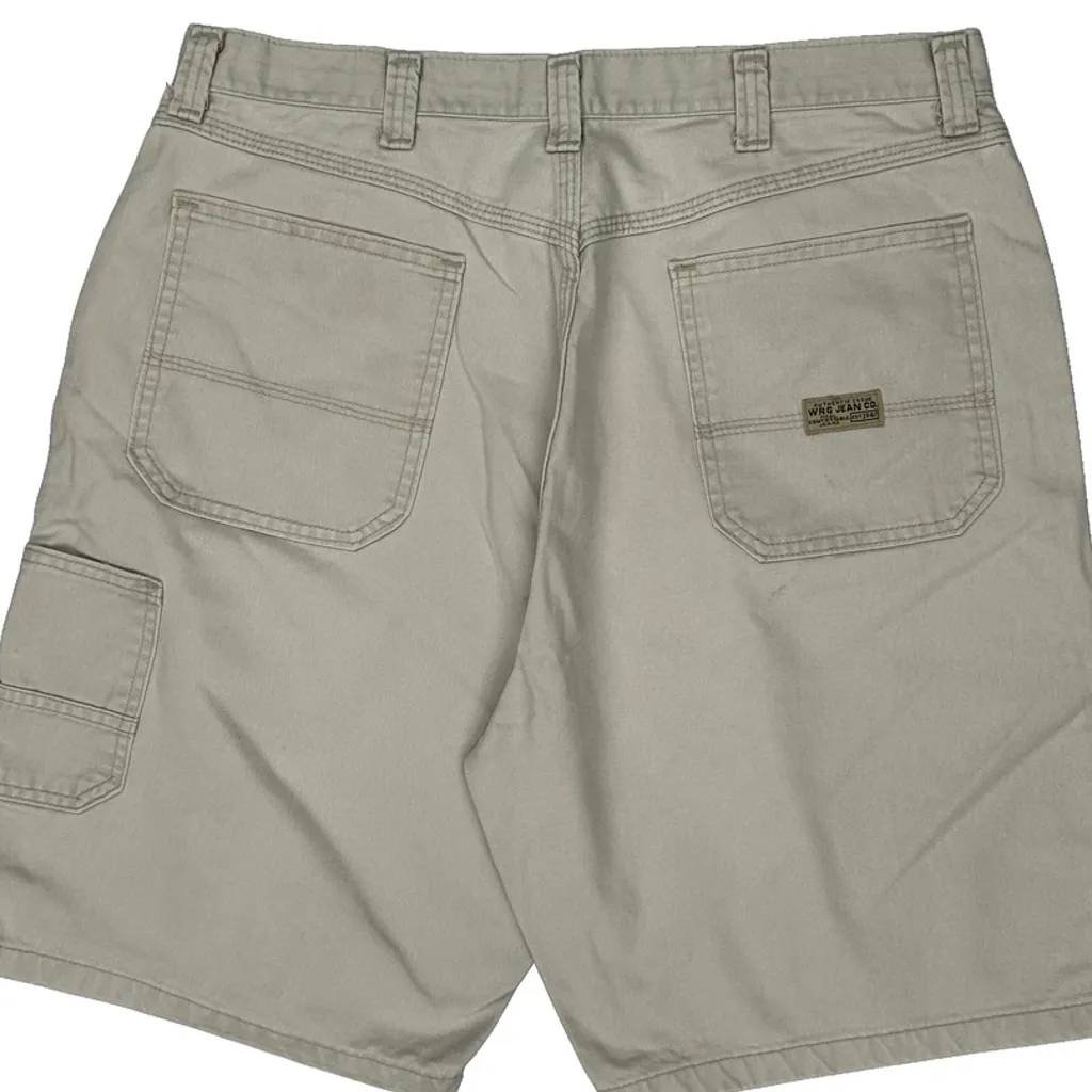 Carhartt Carpenter Shorts - 36W 10L Beige Cotton - Image 6