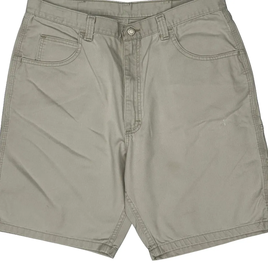 Carhartt Carpenter Shorts - 36W 10L Beige Cotton - Image 8