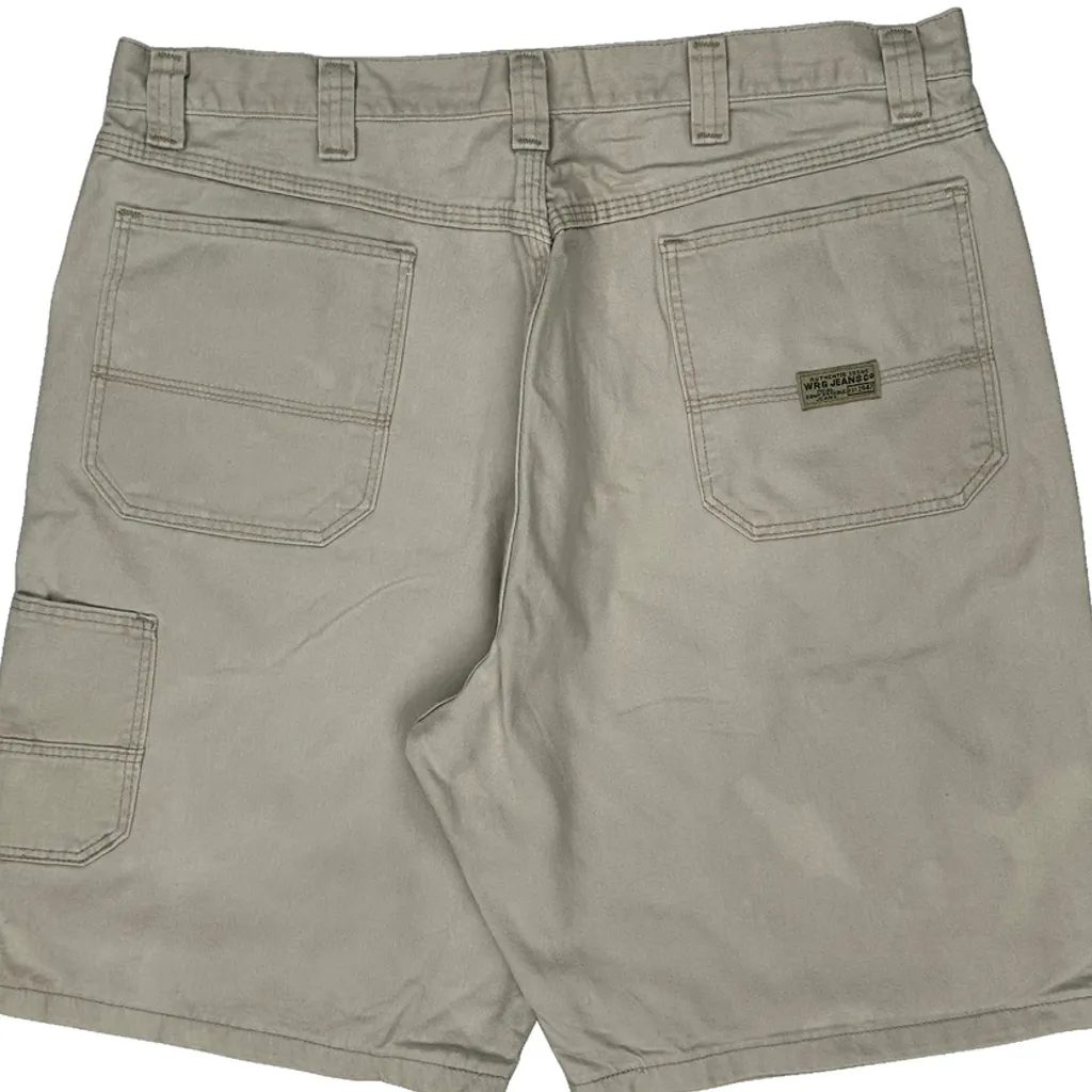 Carhartt Carpenter Shorts - 38W 9L Beige Cotton - Image 6